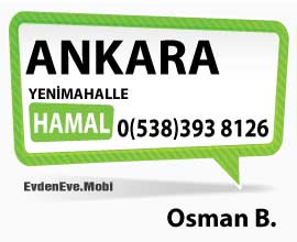 Ankara Yenimahalle Hamal Osman B.